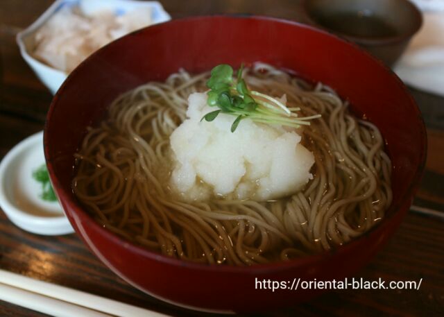 有馬 土山人のおろし蕎麦の画像