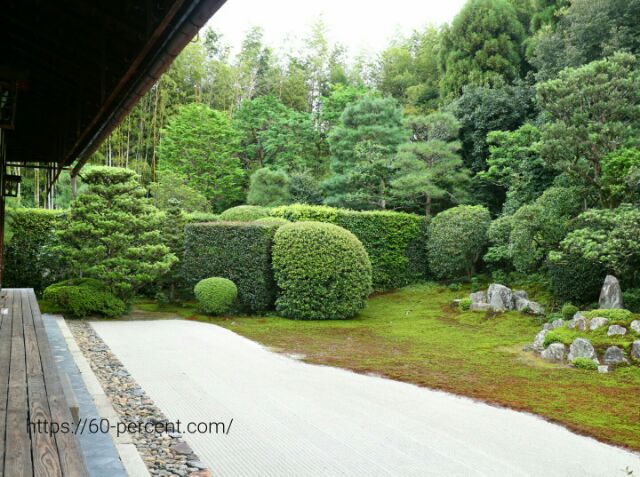 芬陀院の雪舟庭園の画像